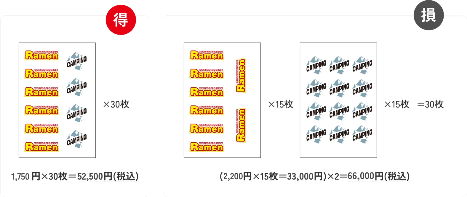 DTFプリントの例